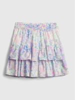 Kids Tiered Watercolor Skirt - thumbnail