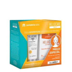 Heliocare 360º MD A-R Emulsion SPF50+ & Ultra-D Capsules Pack
