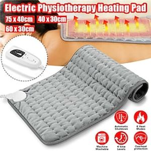 110V-240V Electric Heating Pad Blanket Timer Physiotherapy Heating Pad For Shoulder Neck Back Spine Leg Pain Relief Winter Warm Lightinthebox