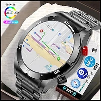 EX102 Smart Watch Men Bluetooth Call 24h Heart Rate Monitor SOS GPS Sports Track AI Voice Blood Pressure Smartwatch miniinthebox EX102 Smart Watch Men Bluetooth Call 24h Heart Rate Monitor SOS GPS Sports Track AI Voice Blood Pressure Smartwatch miniinthebox