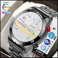 EX102 Smart Watch Men Bluetooth Call 24h Heart Rate Monitor SOS GPS Sports Track AI Voice Blood Pressure Smartwatch miniinthebox - thumbnail