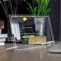 1PC Transparent Writing Board Home Supply Household Acrylic Memo Clear Sheet School Note Office Desktop miniinthebox - thumbnail