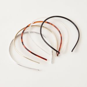 Textured Headband - Set of 5