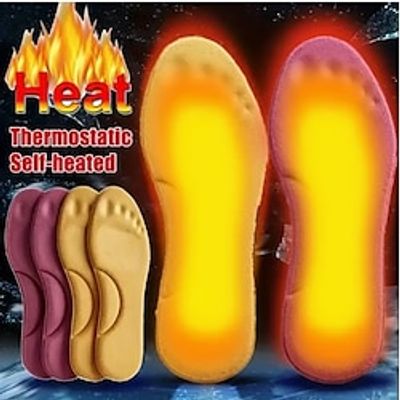 Self Heated Thermal Insoles For Feet Warm, Memory Foam Arch Support Insoles For Women Winter, Shoes Self-heating Shoe Pads Lightinthebox