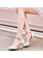 Fashion Bow Buckle Breathable High Heels - thumbnail