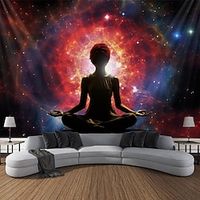 The Buddha Hanging Tapestry Wall Art Large Tapestry Mural Decor Photograph Backdrop Blanket Curtain Home Bedroom Living Room Decoration miniinthebox - thumbnail