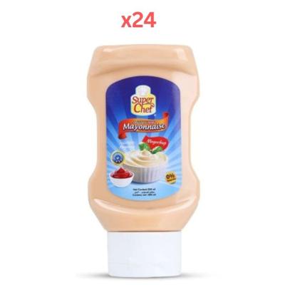 Super Chef Mayochup Mayonnaise Top Down Squeezy Bottle 300Ml (Pack Of 24)