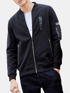 Fleece Casual Zip Up Jacket