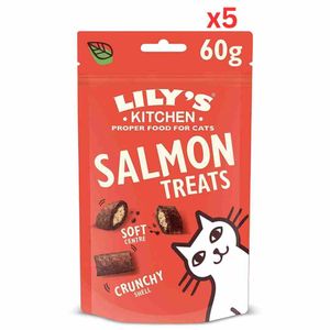 Lily Kitchen Salmon Pillow Treats (60G) (Pack Of 5)