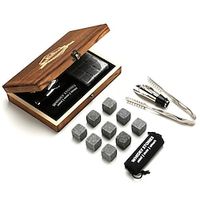 Valentine's Day for Him Whiskey Stones Gift Set - 9 Granite Chilling Stones Whisky Lightinthebox - thumbnail