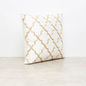 Benny Velvet Embroidered Cushion - 45x45 cms