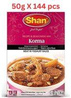 Shan Kurma Curry Mix Masala - 50 g x 144
