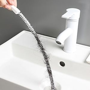 5pcs Pipe Dredger Drain Hair Cleaner Wash Basin Cleaning Brush Water Pipe Magic Tool miniinthebox