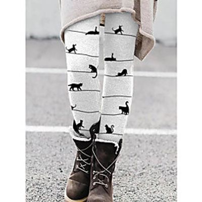 Women's High Waist Yoga Leggings Tights Leggings Tummy Control Butt Lift Quick Dry Dark Grey White Black Spandex Yoga Fitness Gym Workout Winter Sports Activewear Stretchy Skinny  Athletic Lightinthebox