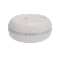 Royalford 2225ml Zoria Insulated Casserole White and silver - RF11030