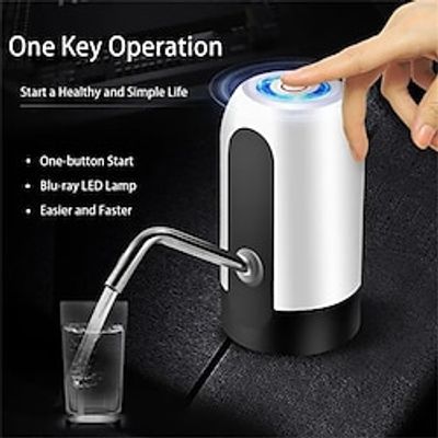 Water Bottle Pump USB Charging Automatic Electric Water Dispenser Pump Bottle Water Pump Auto Switch Drinking Dispenser Lightinthebox