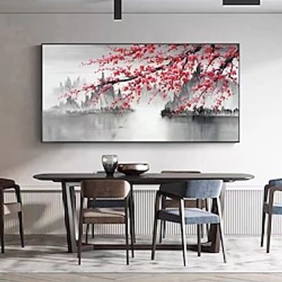 Hand painted Large Abstract Flower Oil Painting on Canvas Original Cherry Blossoms Painting Home Room Decor Living room Wall Decor Modern Wall Art Rolled Canvas No Frame Lightinthebox Hand painted Large Abstract Flower Oil Painting on Canvas Original Cherry Blossoms Painting Home Room Decor Living room Wall Decor Modern Wall Art Rolled Canvas No Frame Lightinthebox