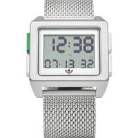 Adidas Archive Men's Water Resistant M1 Digital Watch 36 mm , Silver - Z01-3244-00