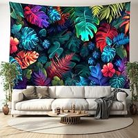 Painting Tropical Leaves Hanging Tapestry Wall Art Large Tapestry Mural Decor Photograph Backdrop Blanket Curtain Home Bedroom Living Room Decoration Lightinthebox