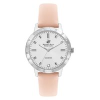 Beverly Hills Polo Club Women's Analog Display Watch & Leather Strap, Pink - BP3387C.338