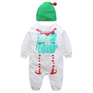 Lovely Baby Printed Long Sleeve Crawling Clothes Two-piece Suits