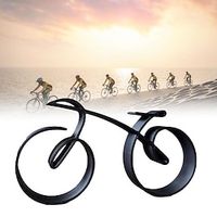 Minimalistic Bicycle Sculpture 20CM, Minimalistic Bicycle Sculpture Wire Framed Style, Christmas Decor Gift Xmas Home Decor Lightinthebox - thumbnail