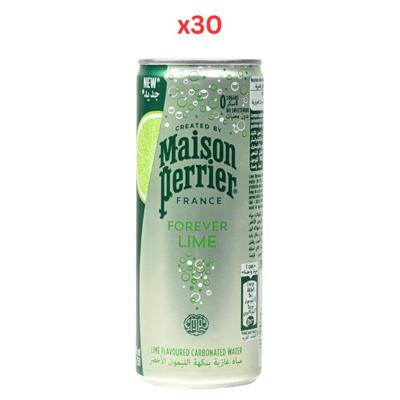 Maison Perrier Lime Maison Perrier Lime Slim Can 250Ml Pack Of 30