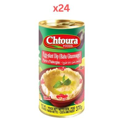 Chtoura Foods Egg Plant Dip (Baba Ghannouge) 370gm Pack of 24