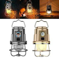 Rechargeable Camping Lantern Rechargeable Portable Tent Light IPX4 Waterproof Outdoor Lighting Accessory for Hiking Fishing Outdoor CampingTent Decoration 1PC Lightinthebox