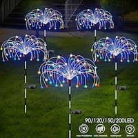 1 Pack Solar Fireworks lights 20015012090 Beads Christmas Garden Lawn Decoration Holiday Wedding Christmas Halloween Decoration DIY Lightinthebox - thumbnail