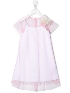 Il Gufo layered sheer tulle dress - PINK