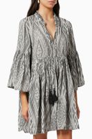 Zakar Tassel Mini Dress - thumbnail
