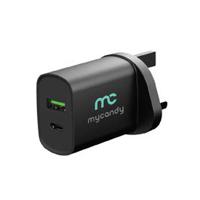 Mycandy Travel Charger with Dual Port 3.4A, Black - thumbnail