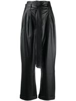 Each X Other vegan leather high waist trousers - Black - thumbnail