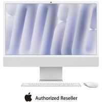 Apple 24-inch iMac with Retina 4.5K Display | M4 Chip | 8-Core CPU & 8-Core GPU | 16GB RAM | 256GB SSD | English Arabic Keyboard | MWUC3AB/A | Silver