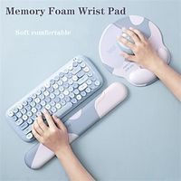 Cartoon Anime 3D Mouse Pad Gel Silicone Mousepad With Wrist Rest keyboard Hand Support Soft Mouse Mat For PC Mousepad Gamer miniinthebox - thumbnail