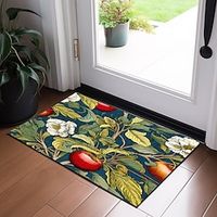 Fruit Floral Doormat Non-Slip Oil Proof Rug Indoor Outdoor Mat Bedroom Decor Bathroom Mat Entrance Rug Door Mat Inspired by William Morris Lightinthebox - thumbnail
