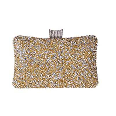 Women's Bags Polyester Alloy Evening Bag Glitter Crystals Party  Evening Daily Evening Bag Silver Gold Lightinthebox
