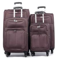 PARA JOHN ABRAJ Travel Luggage Suitcase Set of 4 - Trolley Bag, Carry On Hand Cabin Luggage Bag - Lightweight Travel Bags with 360 Durable 4 Spinner Wheels - Hard Shell Luggage Spinner (20'', 24'', 28'',32")COFFEE