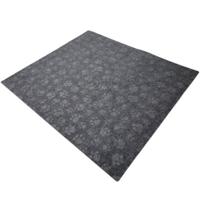 Drymate Cat Litter Mats Debossed Paw Litter Mat Charcoal 29 X 32 Inch 74 Cms X 82 Cms