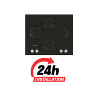 Ariston 60cm Gas Hob | 4 Burner | Enamelled Grids | AGS61SBK Ariston 60cm Gas Hob | 4 Burner | Enamelled Grids | AGS61SBK