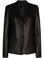 Helmut Lang leather blazer - Black - thumbnail