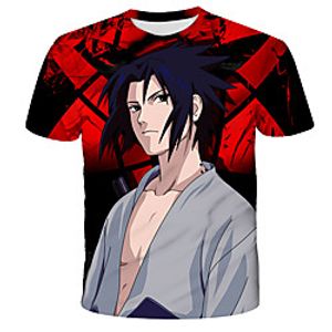 Inspired by Naruto Akatsuki Anime Cartoon Polyester  Cotton Blend 3D 3D Harajuku Graphic T-shirt For Women's  Men's Lightinthebox