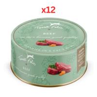 Terra Felis Beef Cat Wet Food 12X80G