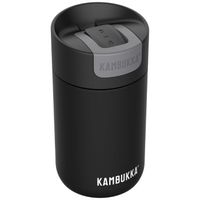 Kambukka Olympus Coffee & Tea Mug - 300 ML - Jet Black - Switch lid - Snapclean® Technologie - KAM11-02010