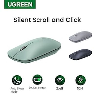 UGREEN Optical Ergonomic Mouse Led Light 4000 dpi 4 Adjustable DPI Levels 3 pcs Keys Lightinthebox