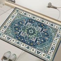 Bathroom Bath Mats Floral Print Absorbent Bathroom Rug Polyester Non Slip Lightinthebox