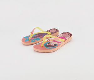 Kids Girls Slim Cool Flip Flop  Nude