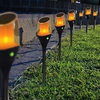 Solar Flame Light 12LED Outdoor Waterproof Lawn light  Garden Villa Walkway Camping Party Holiday Christmas Landscape Decoration Solar Torch Light miniinthebox - thumbnail