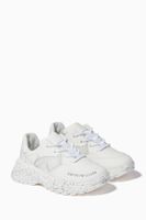 Speckled Chunky Sneakers in Bovine Leather & Mesh Speckled Chunky Sneakers in Bovine Leather & Mesh